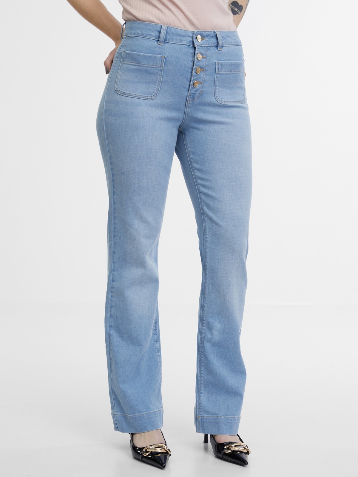Orsay Light Blue Bootcut Jeans - Women