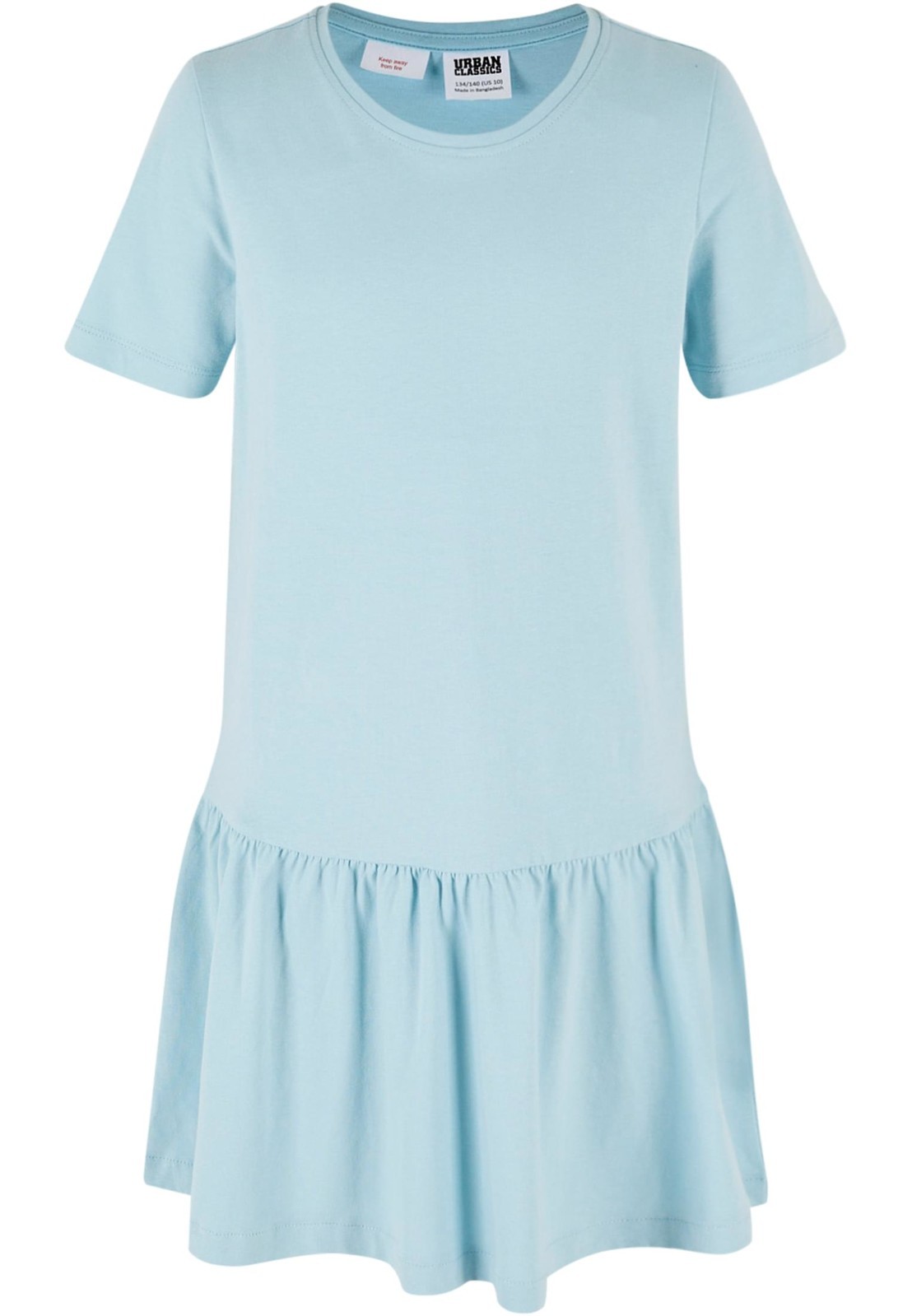 Valance Tee Dress for Girls - Blue