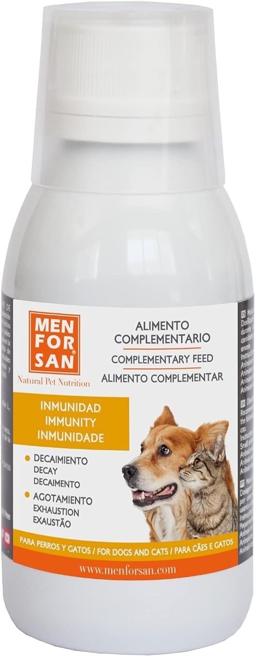 MEN FOR SAN Natural pet nutrition IMMUNITY 120 ml