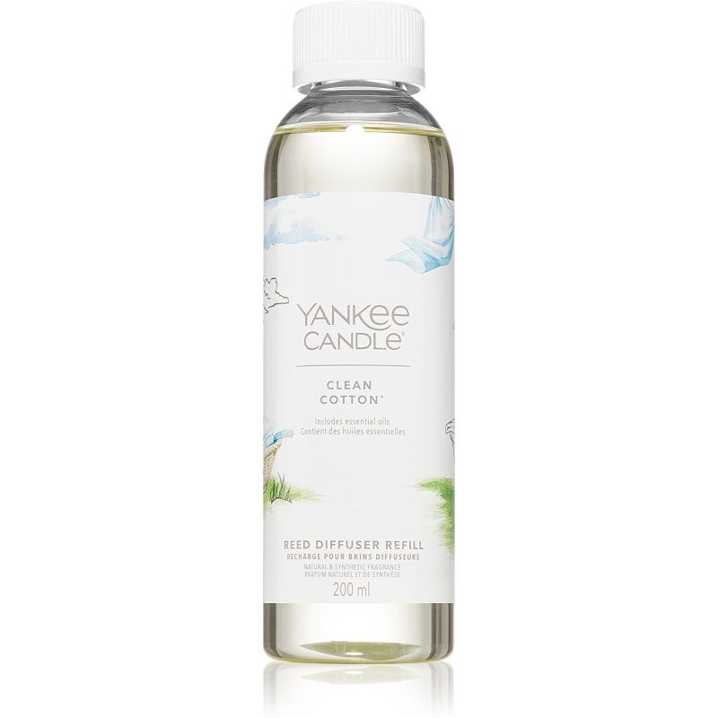 Yankee Candle Clean Cotton náplň do aróma difuzérov 200 ml