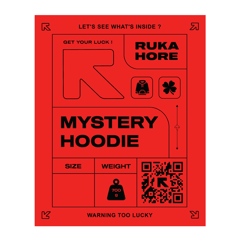 Ruka Hore mikina Mystery Hoodie  XS
