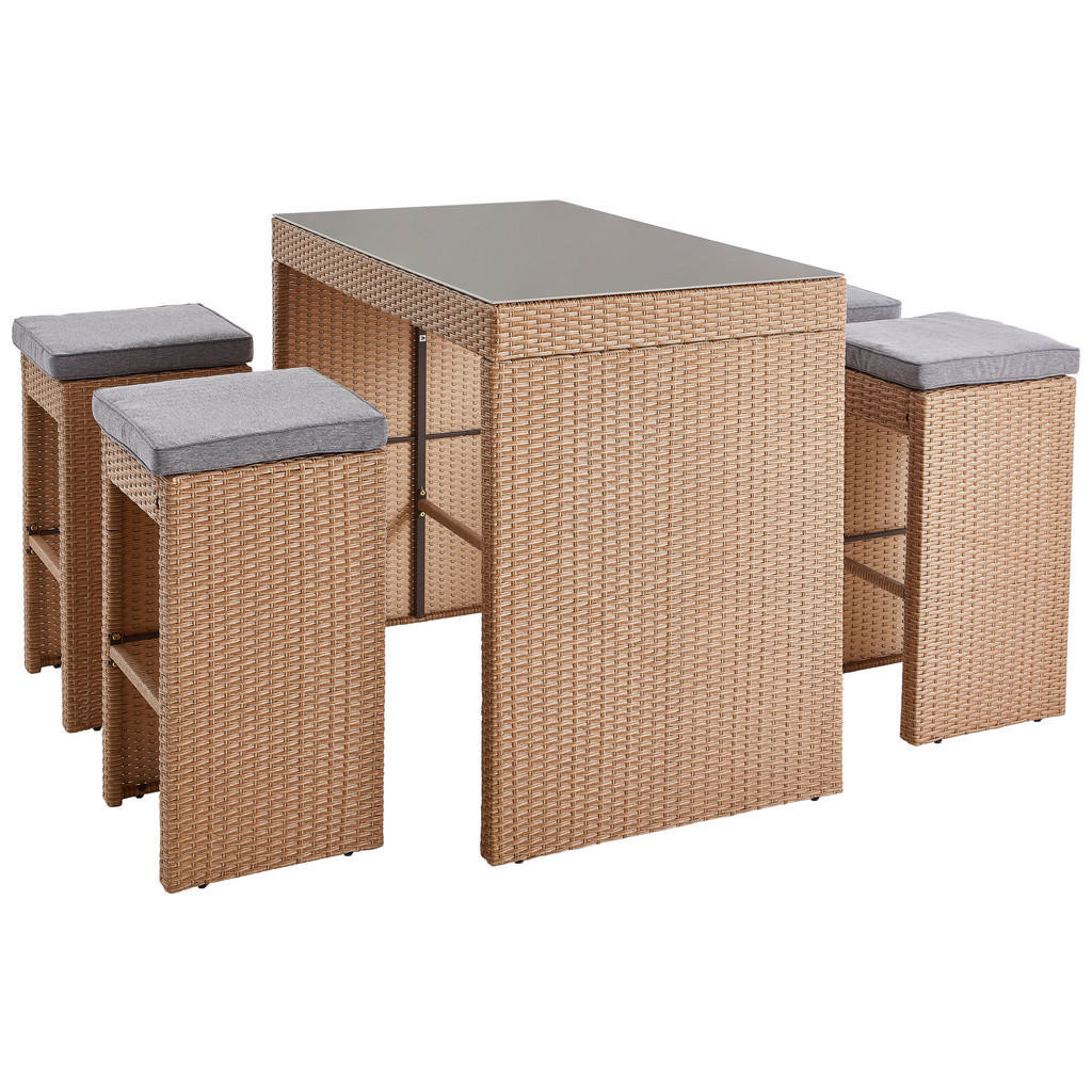 Ambia Garden ZÁHRADNÁ BAROVÁ SÚPRAVA, kov, plast, sklo, textil