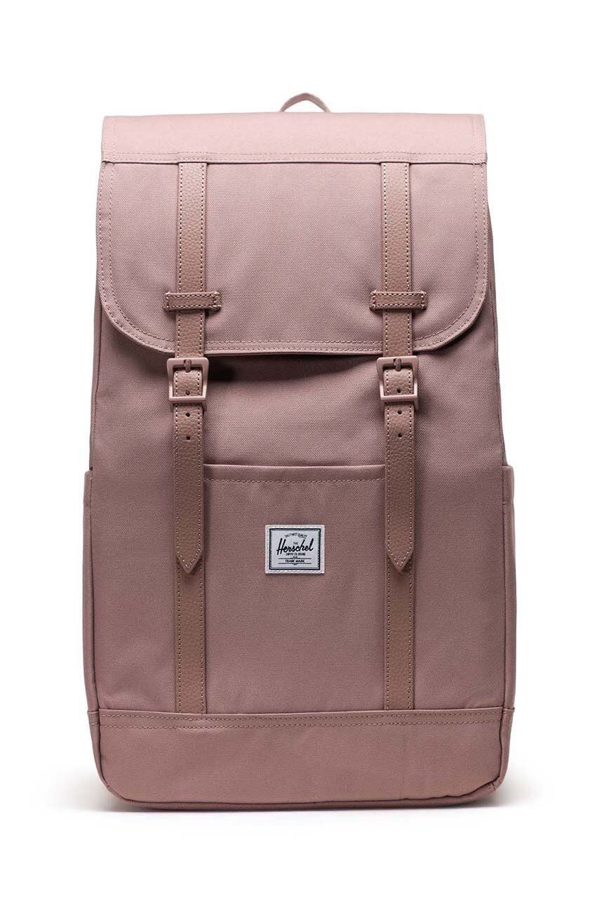 Ruksak Herschel Retreat Backpack ružová farba, veľký, jednofarebný