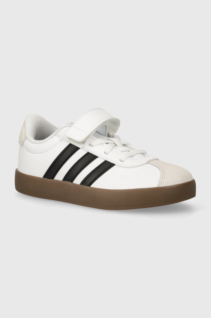 Detské tenisky adidas VL COURT 3.0 EL C biela farba