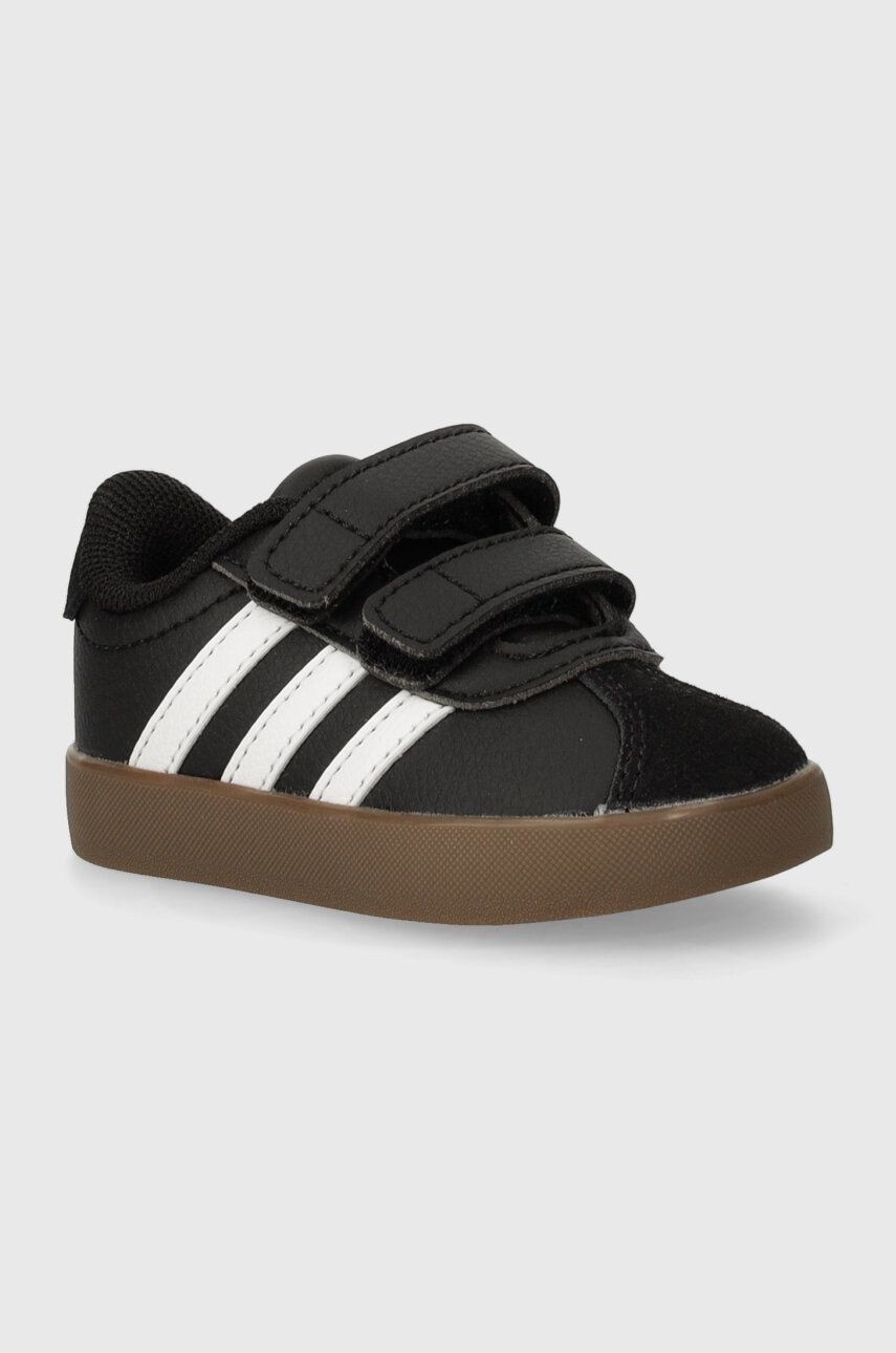 Detské tenisky adidas VL COURT 3.0 CF I čierna farba
