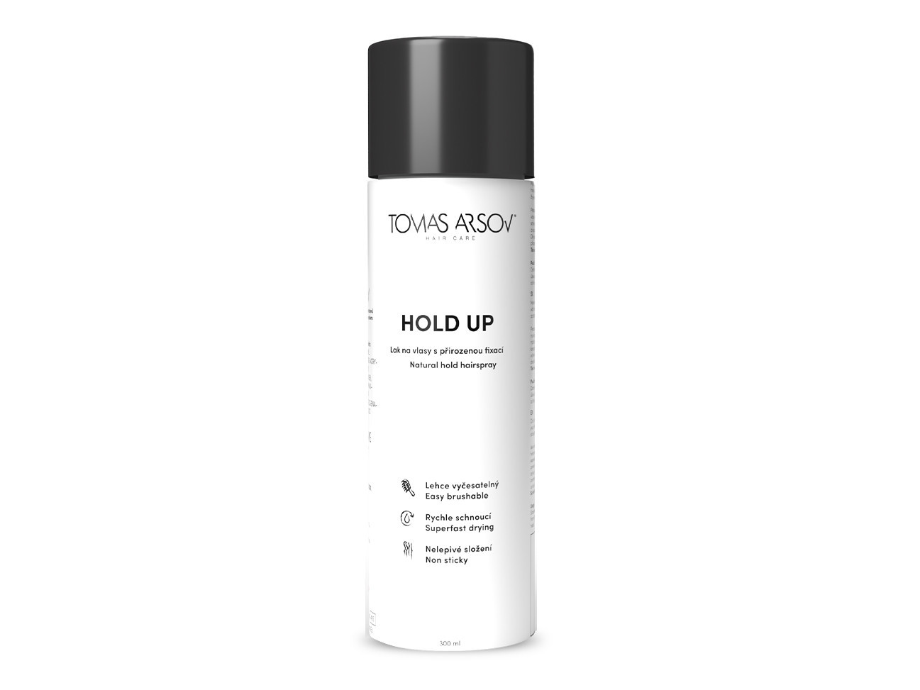 Tomas Arsov Lak na vlasy s prirodzenou fixáciou HOLD-UP (Natural Hold Hairspray) 300 ml