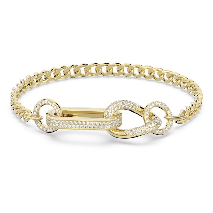 Swarovski Slušivý náramok s kryštálmi Dextera 5636739 19,5 cm - L