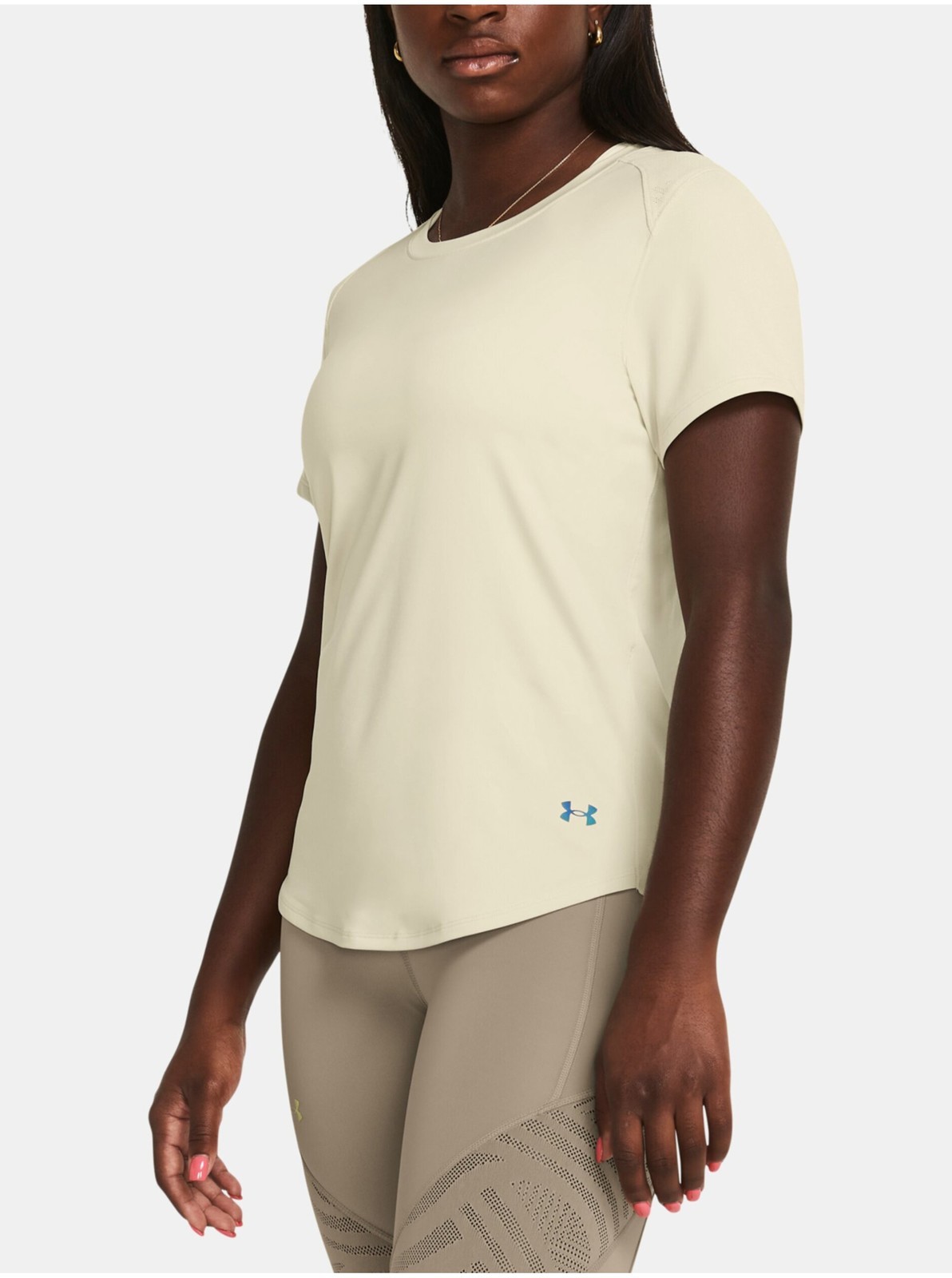 Krémové športové tričko Under Armour Vanish Elite Vent SS