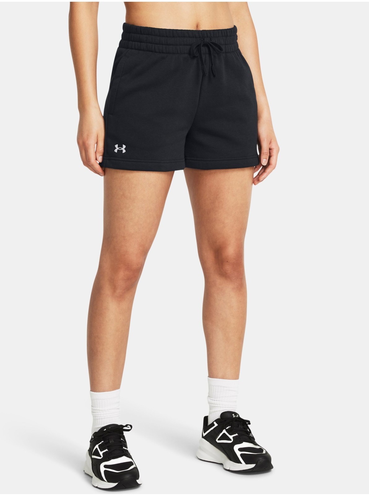 Čierne kraťasy Under Armour Rival Fleece Short