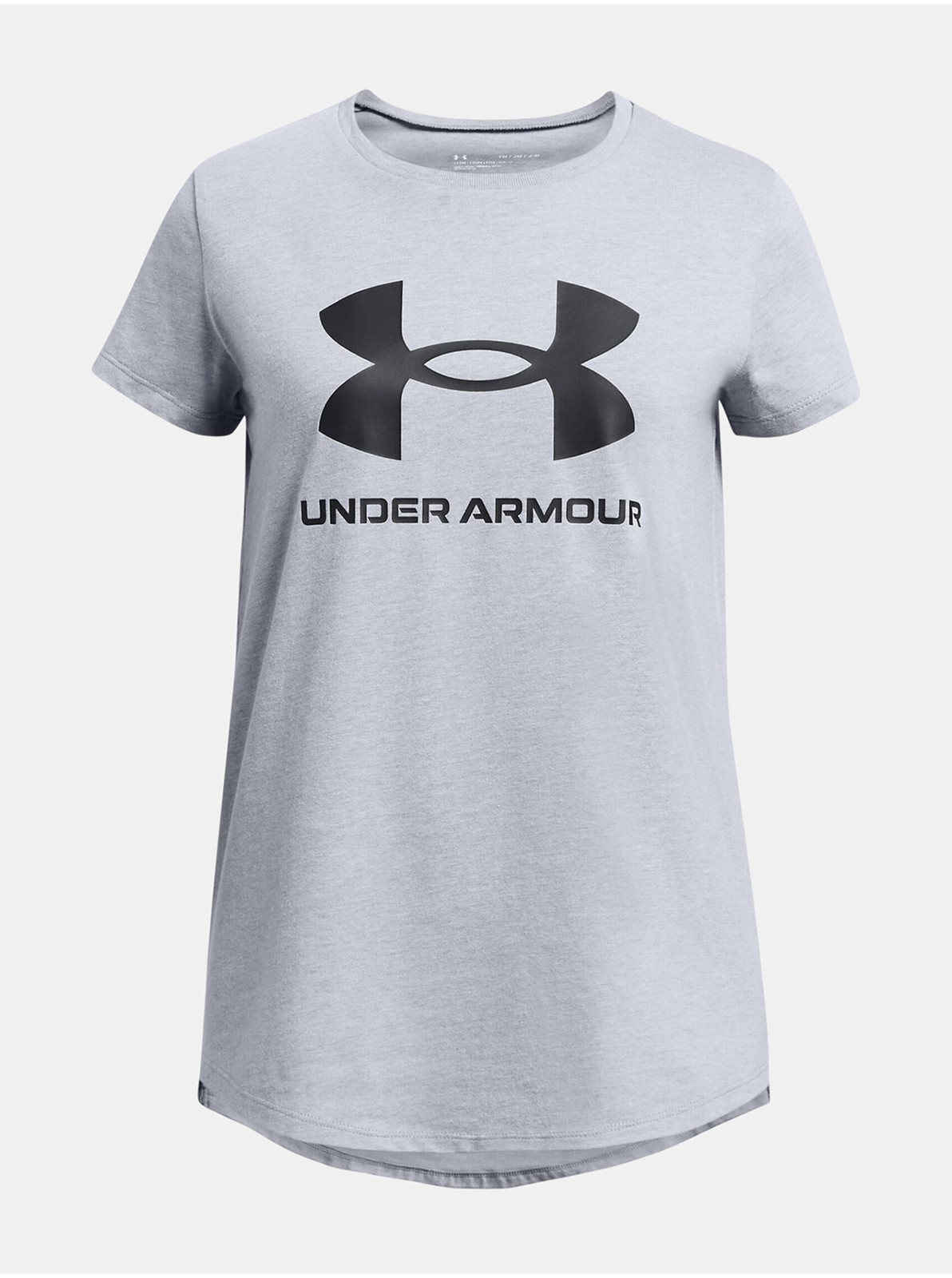 Svetlosivé tričko Under Armour UA G SPORTSTYLE LOGO SS