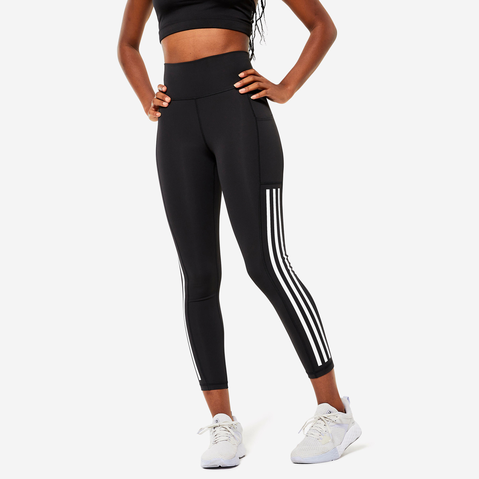 Dámske legíny na HIIT, fitnes a kardio čierne