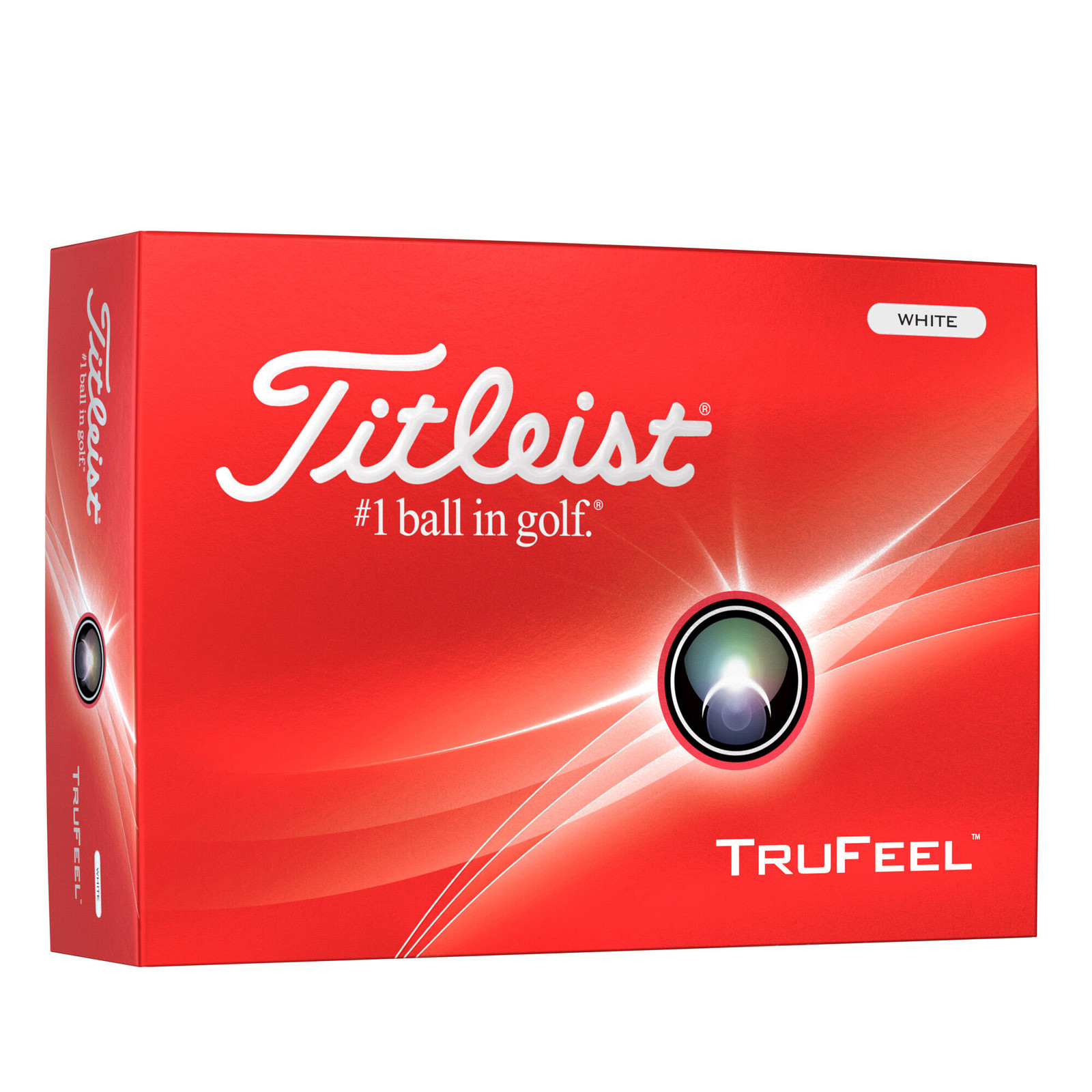 Golfové loptičky 12 ks - TITLEIST Trufeel biele