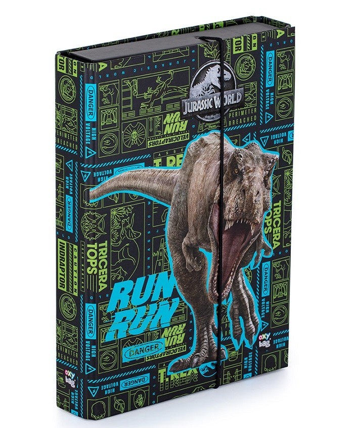 Box na zošity A5 Jurassic World auto