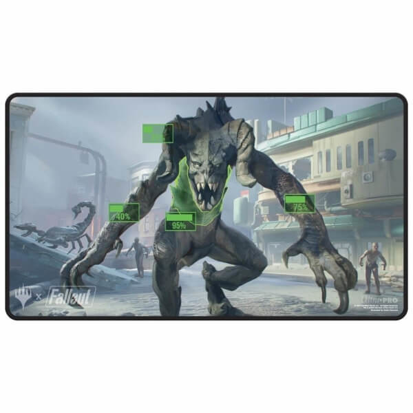 UltraPro Magic hrací podložka Fallout - V.A.T.S. Black Stitched
