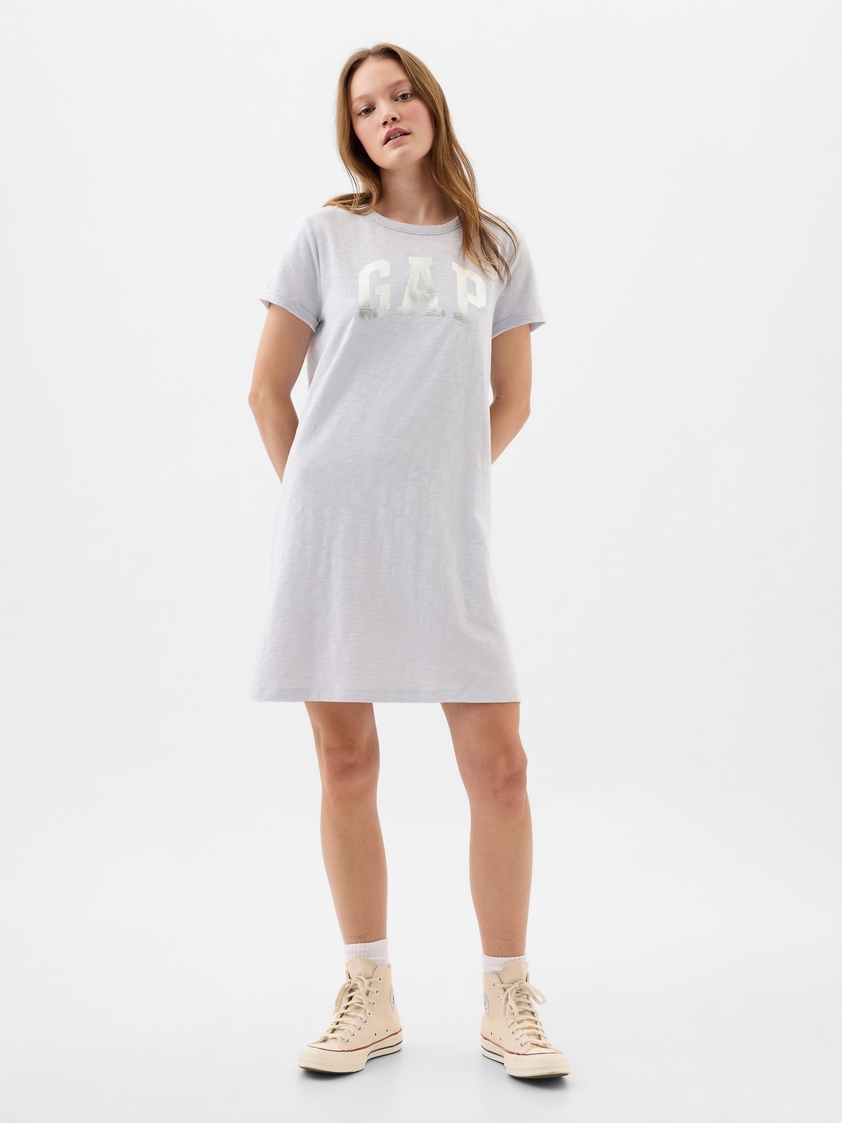 GAP Metallic Logo Dress - Women