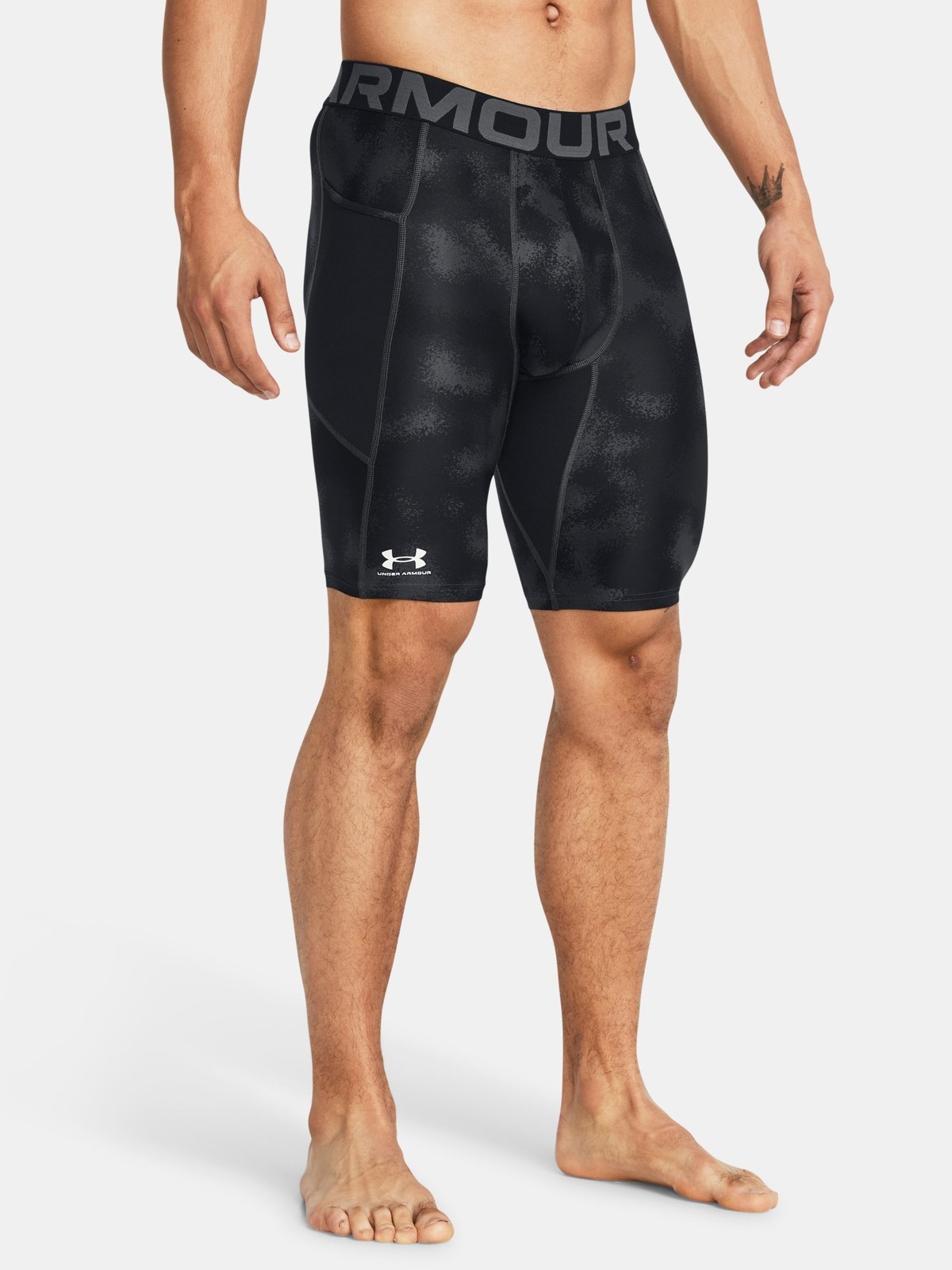 Under Armour Shorts UA HG Armour Printed Lg Sts-BLK - Men