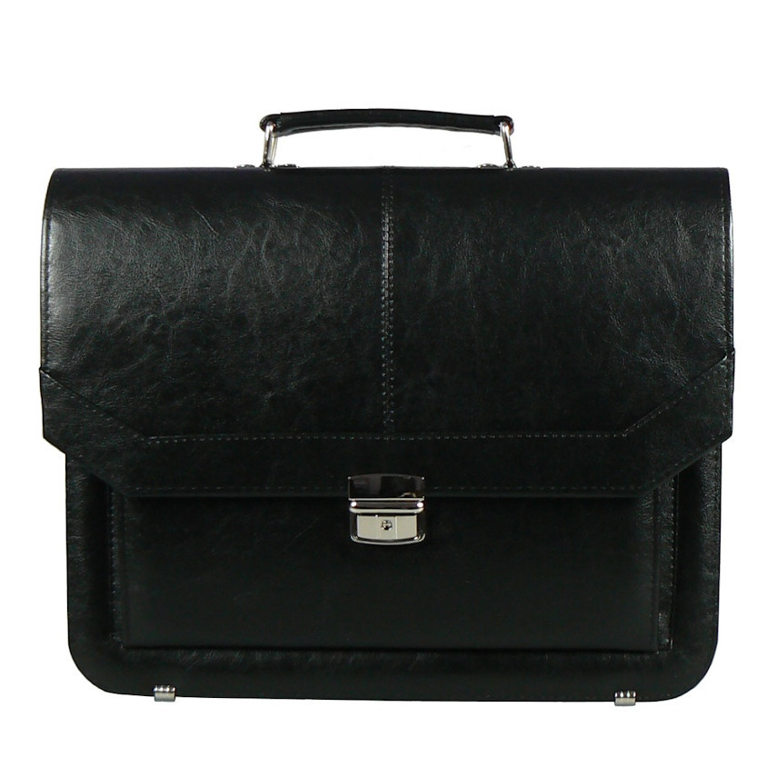 Aktovka REAbags 7253 - černá/nikl