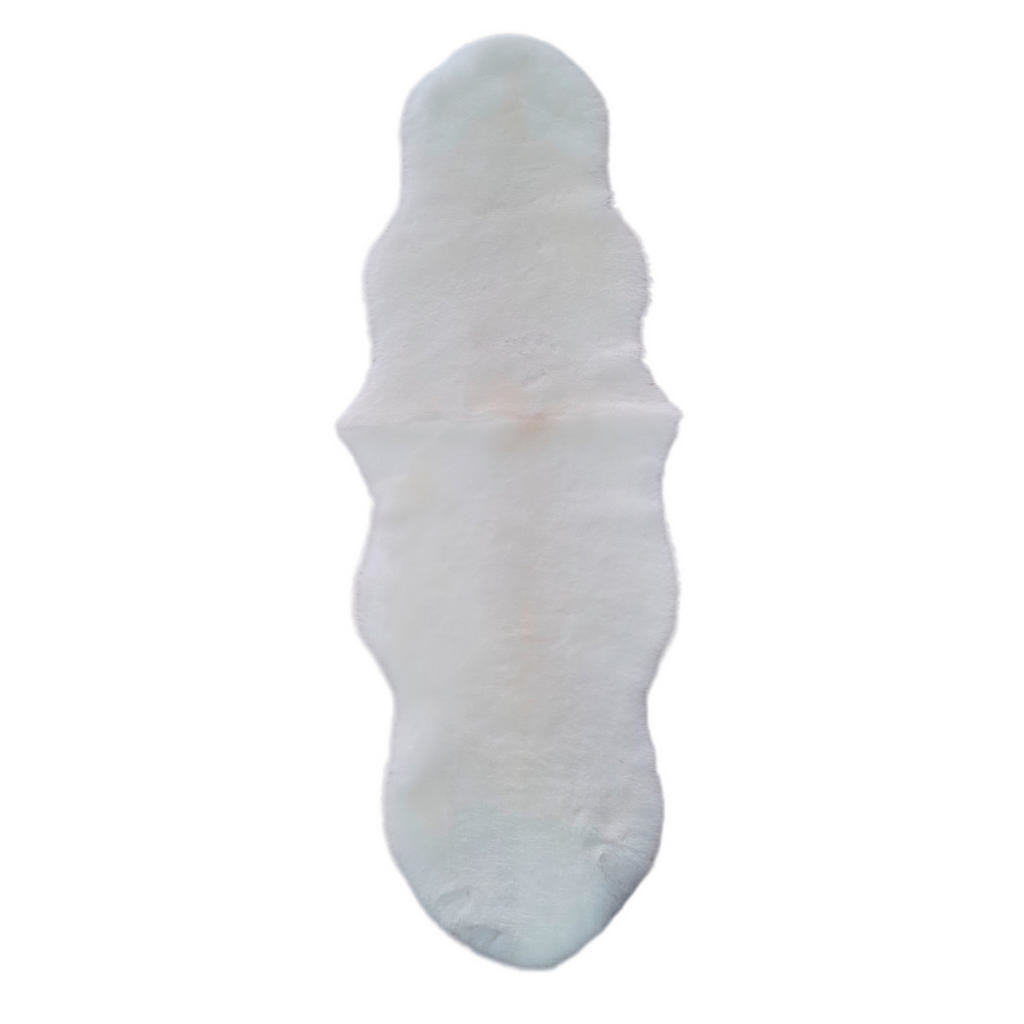 Linea Natura OVČIA KOŽUŠINA, 55/160 cm, biela