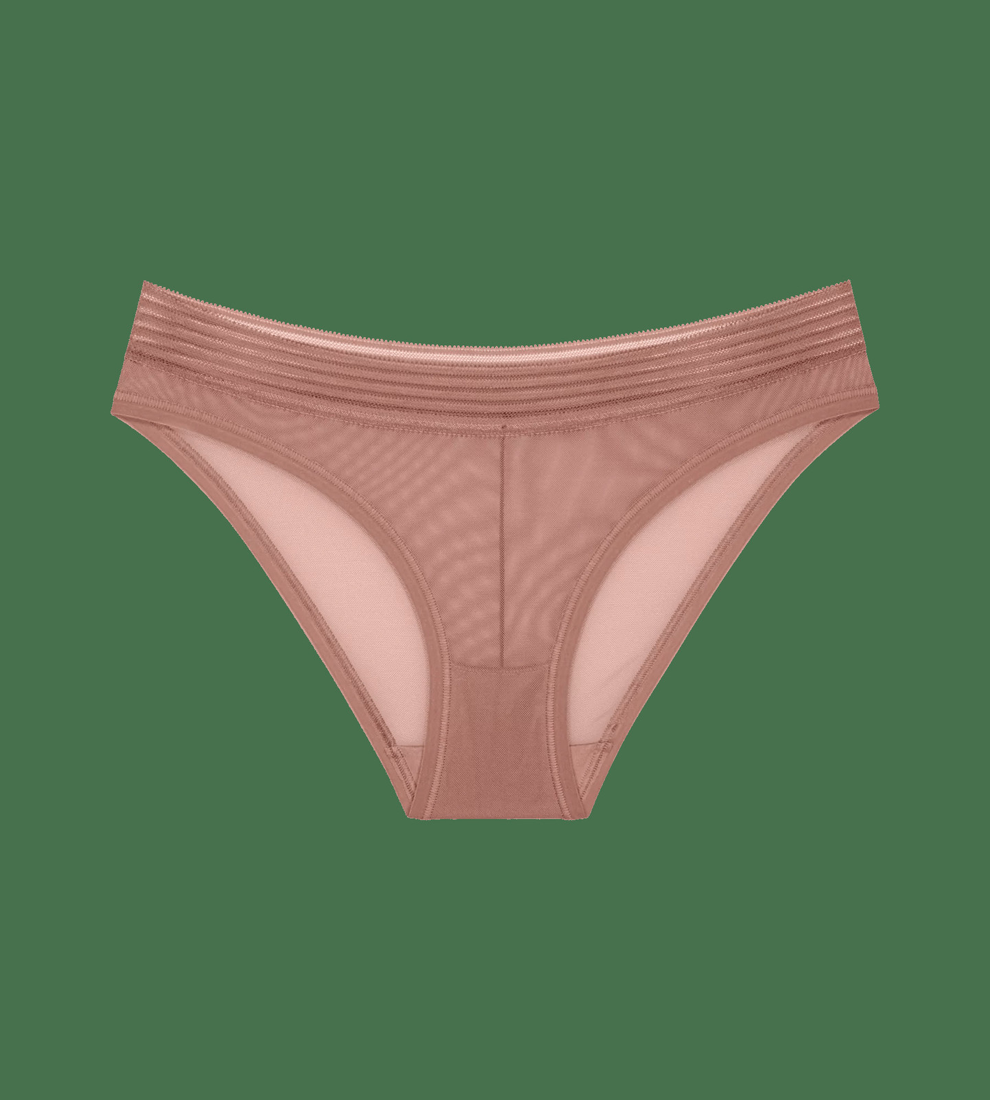Dámske nohavičky Tempting Sheer Highleg Tai - TOASTED ALMOND - mandľová 6901 - TRIUMPH BROWN L