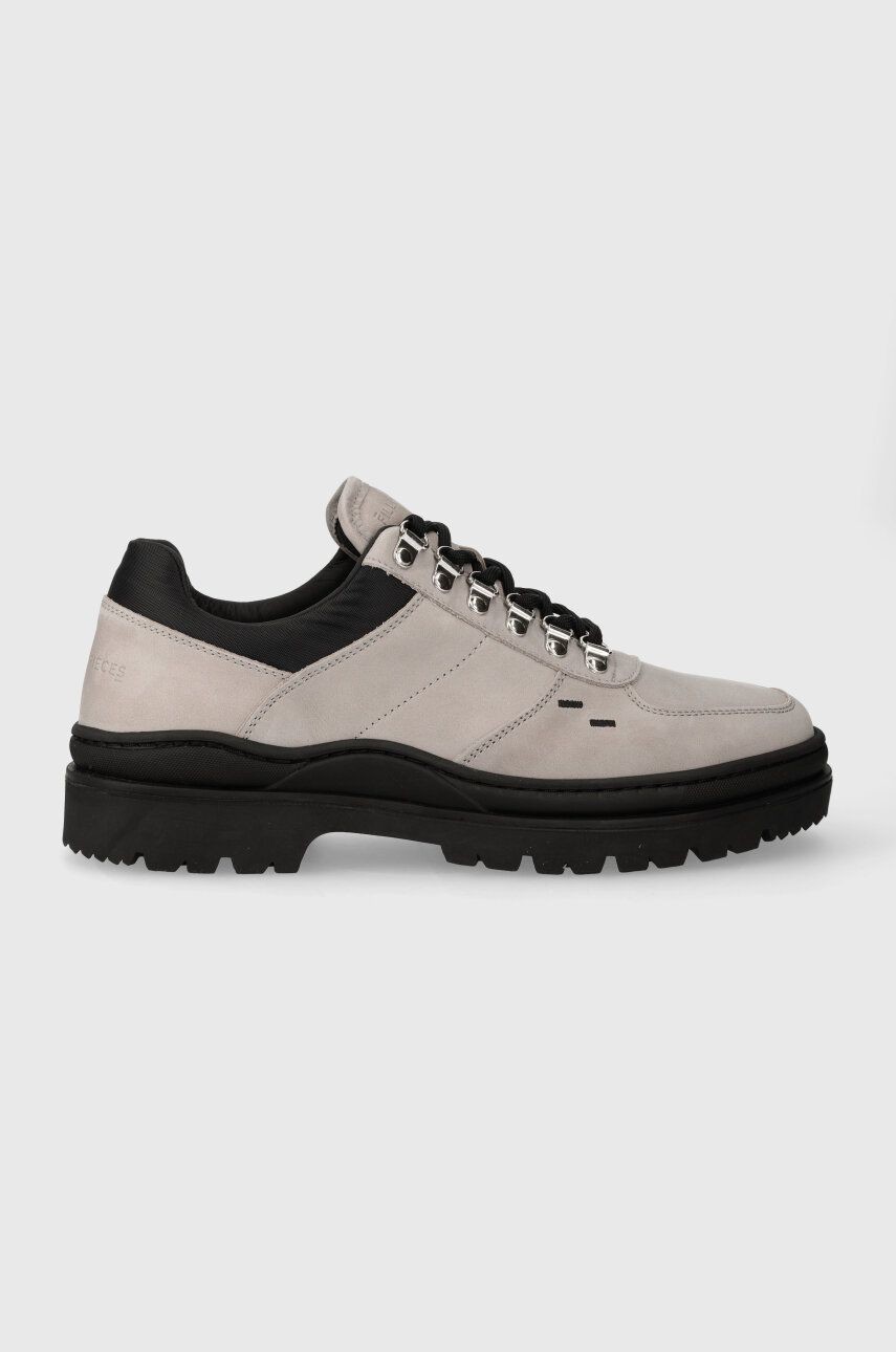 Kožené tenisky Filling Pieces Mountain Trail šedá farba, 64328991108