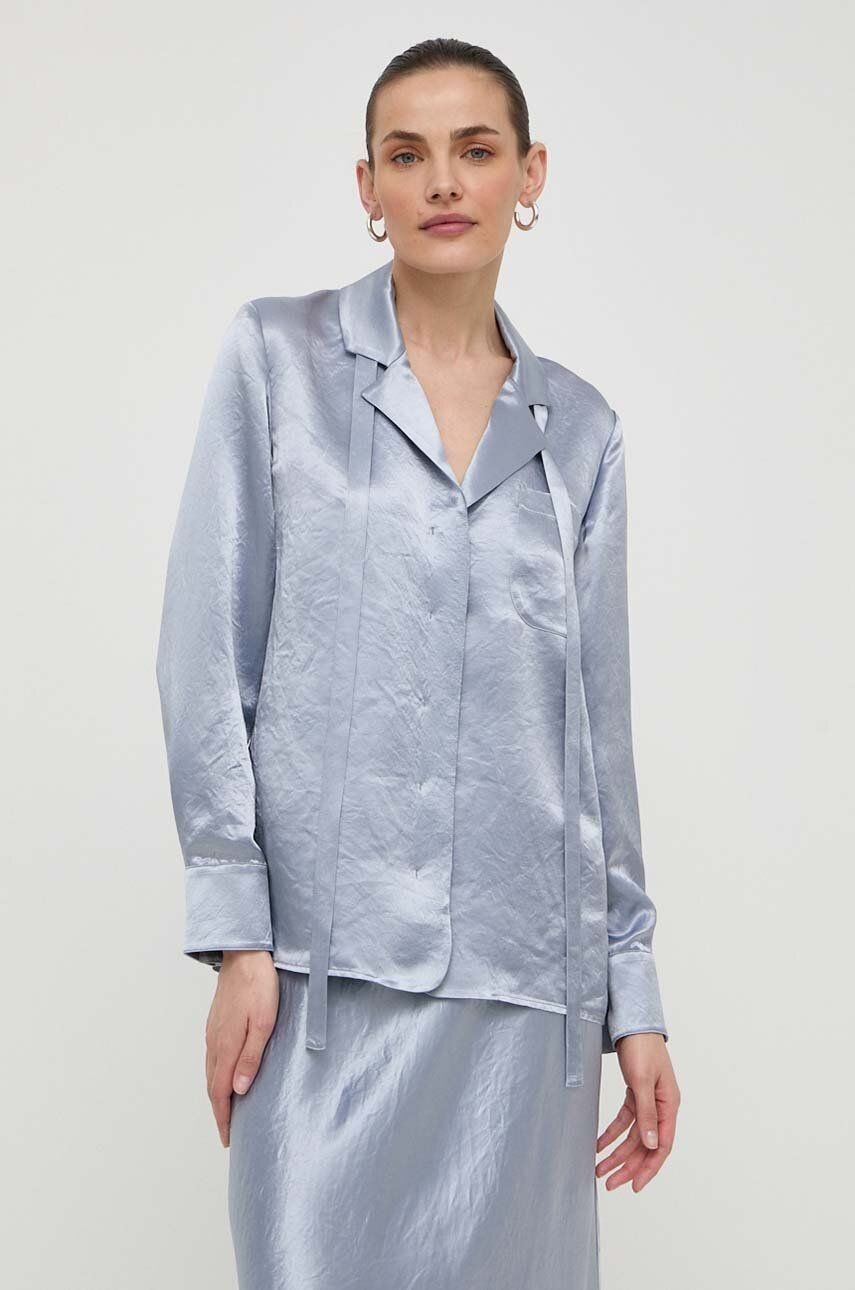 Košeľa Max Mara Leisure dámska, regular, s klasickým golierom