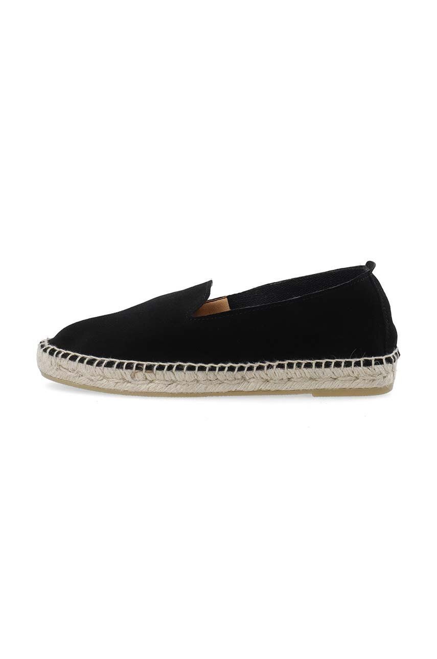 Semišové espadrilky Bianco BIAMAYA čierna farba, 11250398