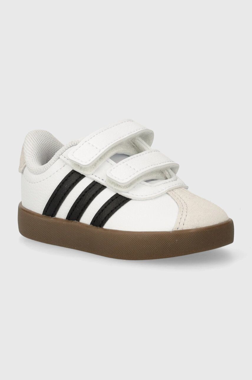 Detské tenisky adidas VL COURT 3.0 CF I biela farba