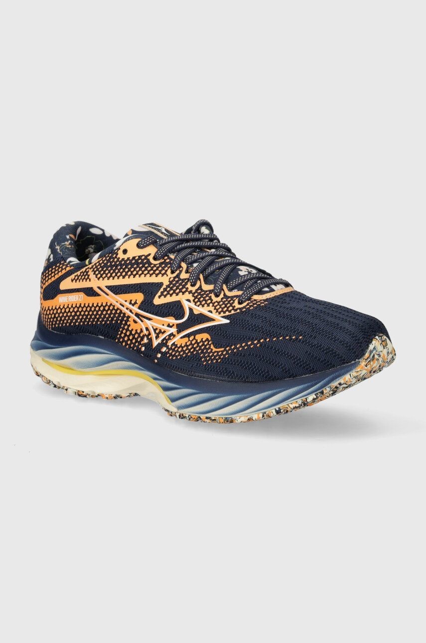 Bežecké topánky Mizuno Wave Rider 27 x Roxy tmavomodrá farba, J1GD2358