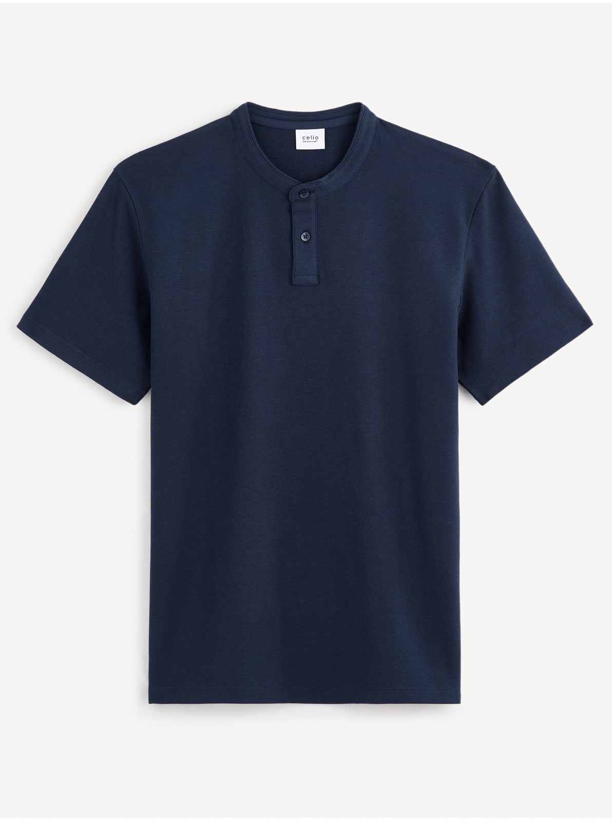 Tmavomodré pánske basic polo tričko Celio Gesohel