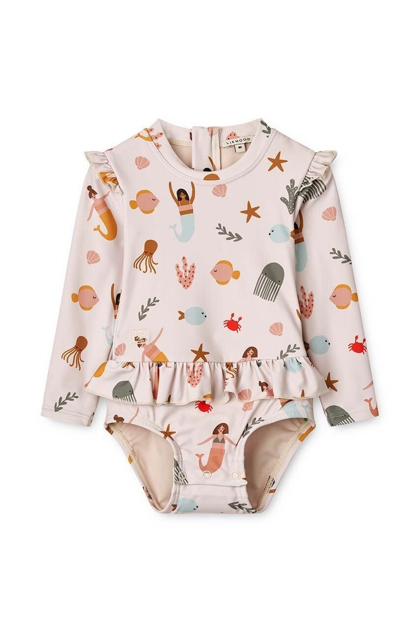 Jednodielne plavky pre bábätká Liewood Sille Baby Printed Swimsuit