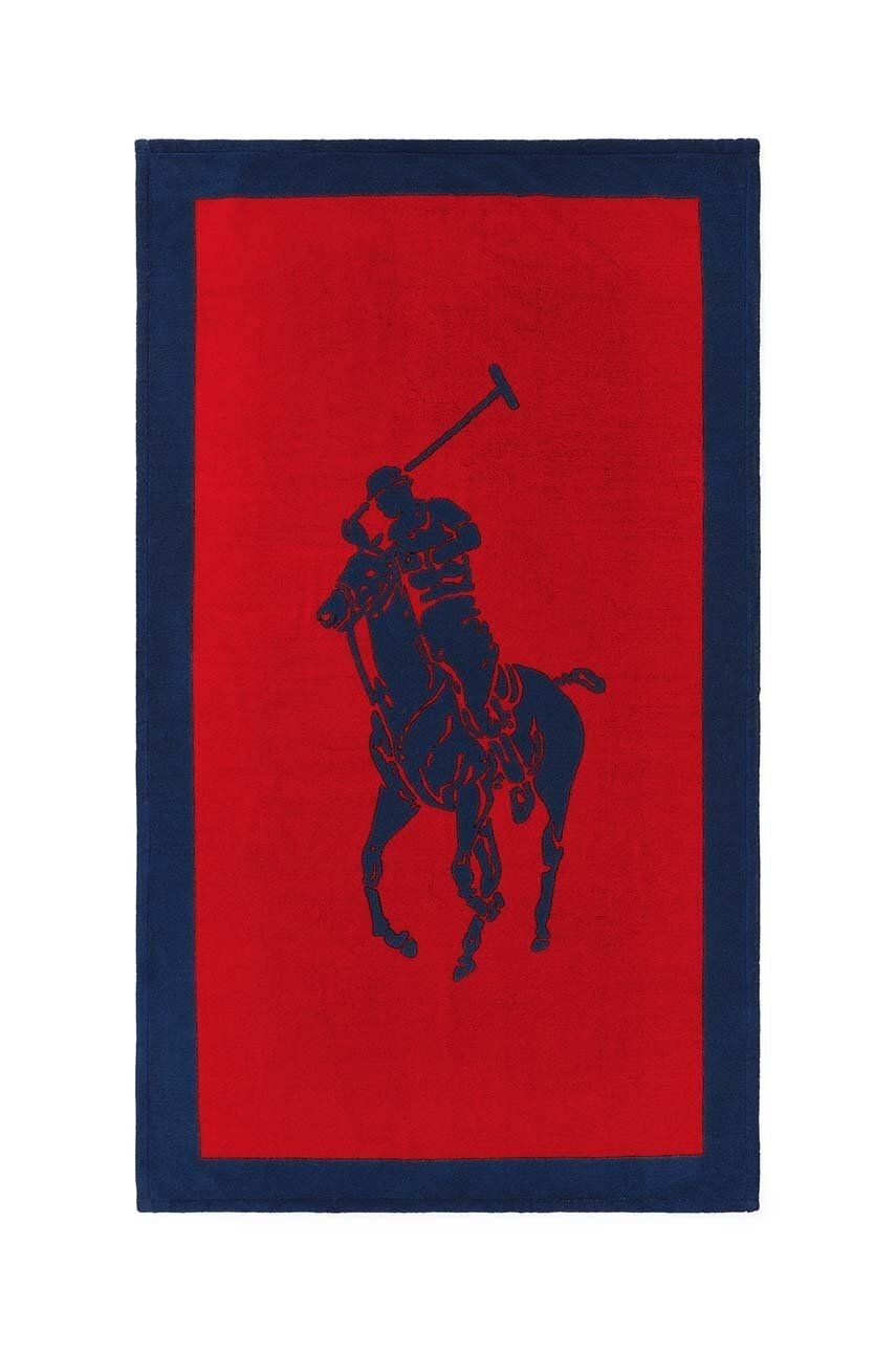 Plážová osuška Ralph Lauren Polo Jacquard Navy / Billiard 100 x 170 cm