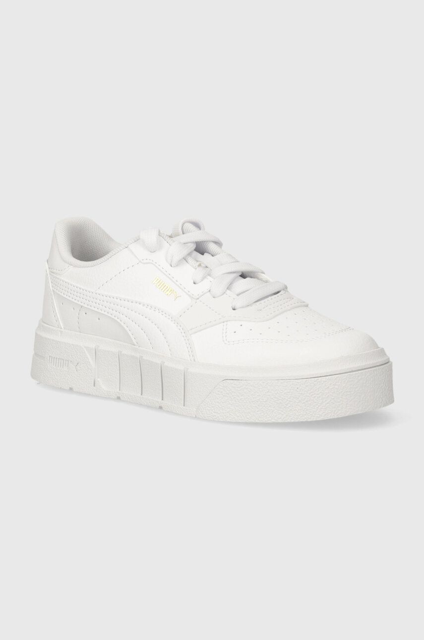 Detské tenisky Puma Cali Court Lth PS biela farba