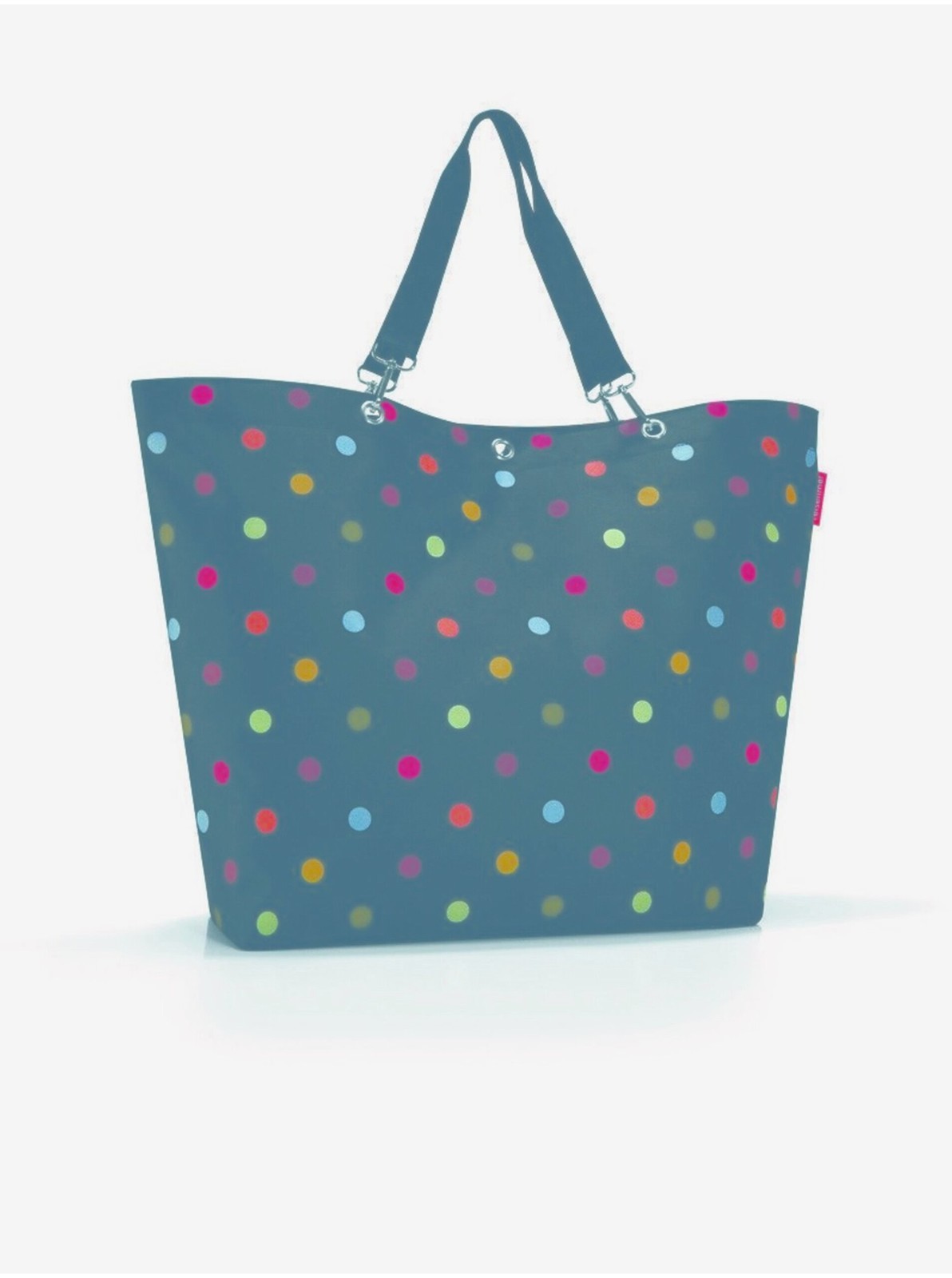 Zelená dámska bodkovaná veľká shopper taška Reisenthel Shopper XL
