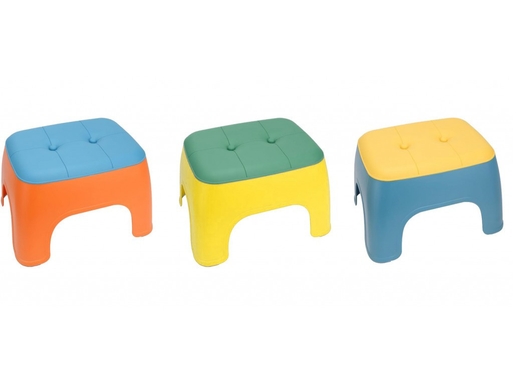 MAKRO - Stolička - šamlík 32x26x24cm rôzne farby