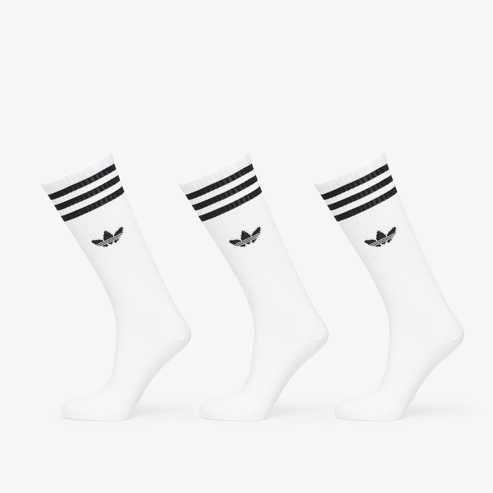 adidas High Solid Crew Sock 3-Pack White