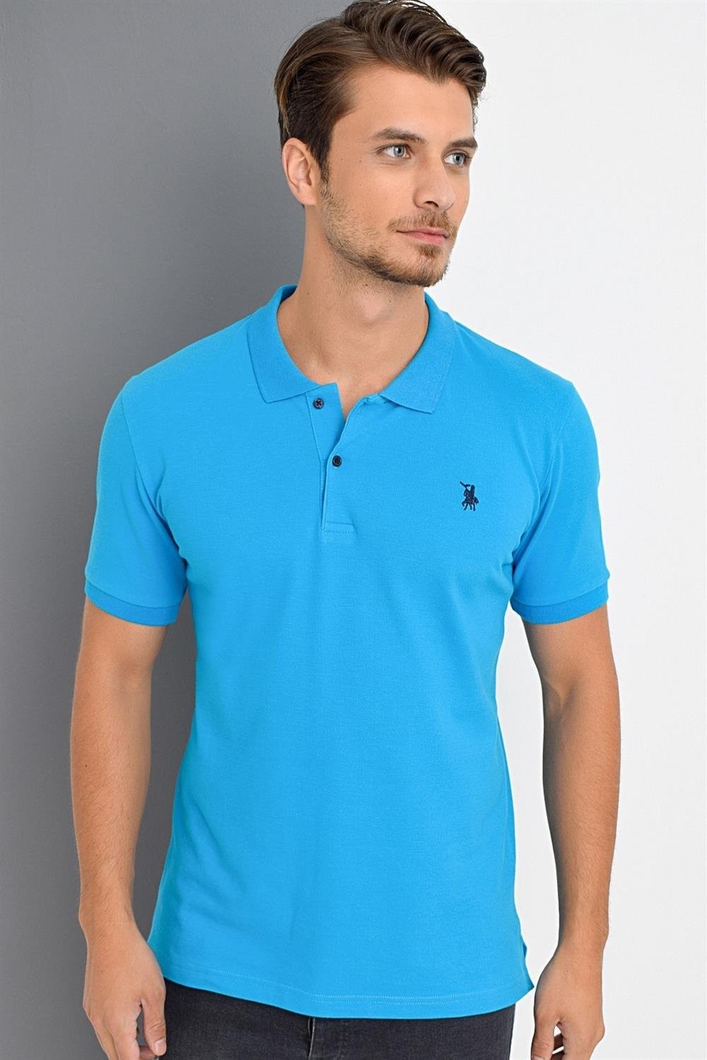 T8561 DEWBERRY MEN'S TSHIRT-BLUE-1