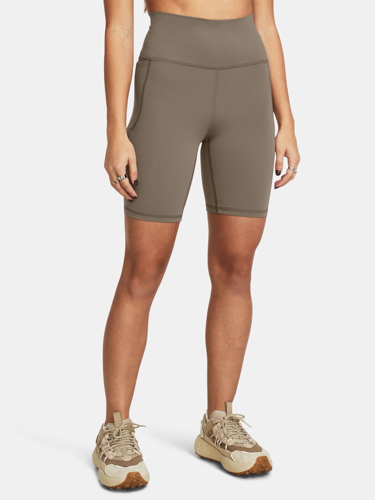 Under Armour Meridian Bike Short 7in-BRN - Women