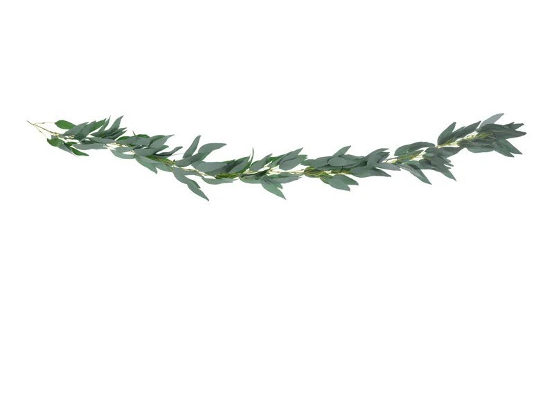 PartyDeco Svadobná girlanda - Vŕba 2 m