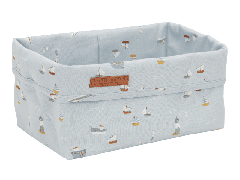 LITTLE DUTCH - Košík textilný Námornícky záliv Blue
