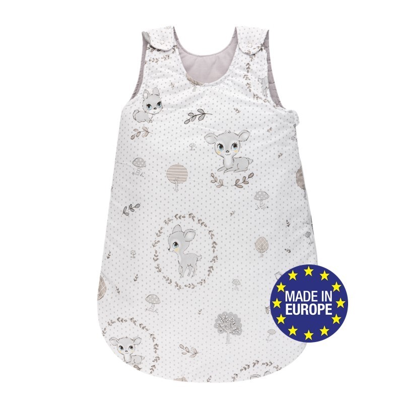 BOMIMI - Spací vak 75cm / 3-12m, KOLOUŠEK sivá