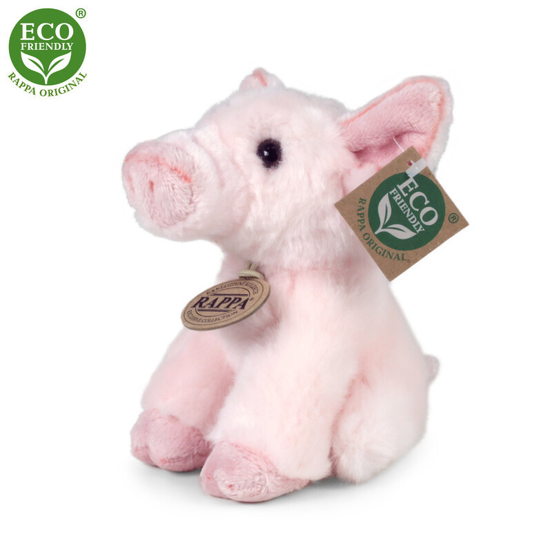 RAPPA - Plyšové prasa 16 cm ECO-FRIENDLY