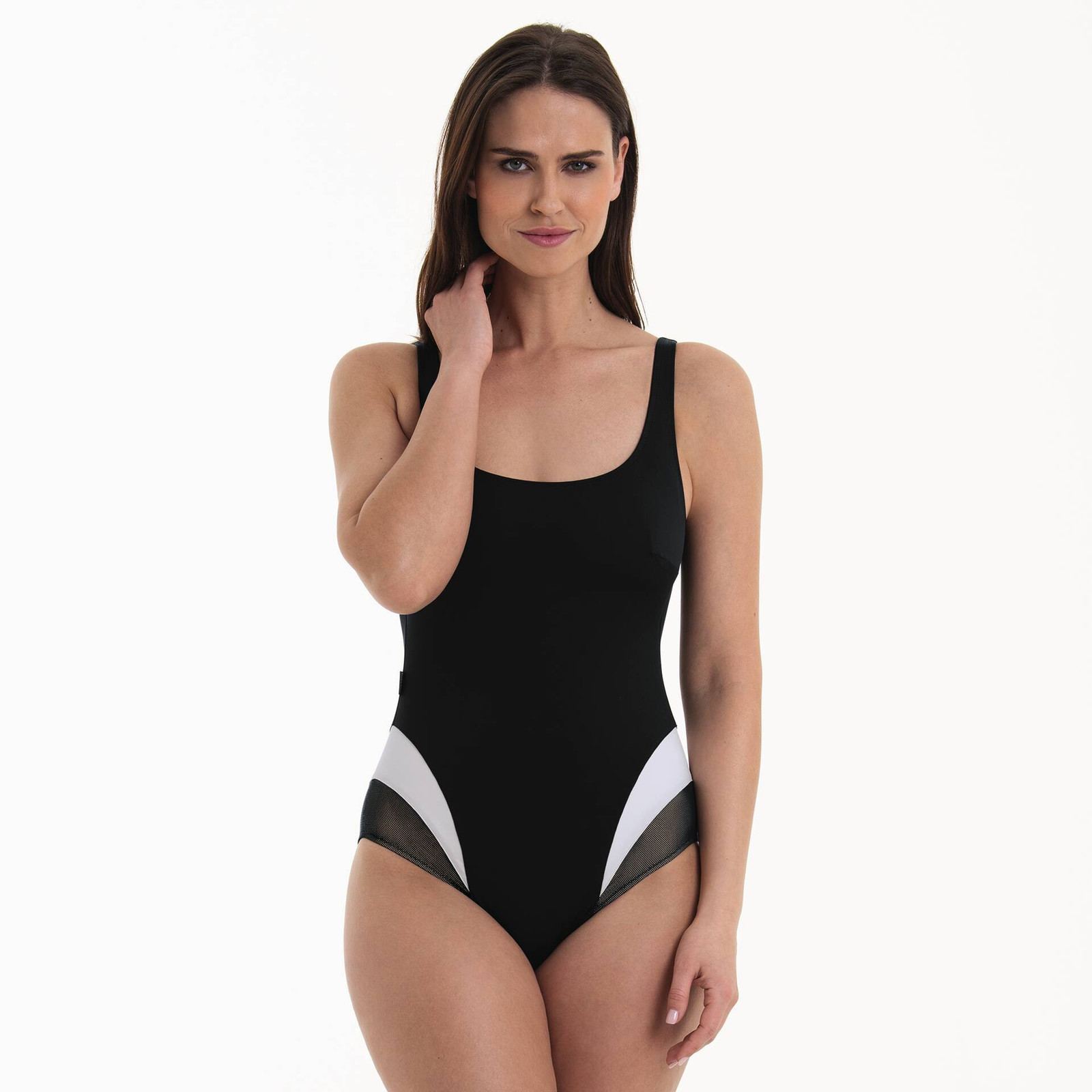 Jednodielne plavky Style Elina 7898 black - RosaFaia 001 černá 36B