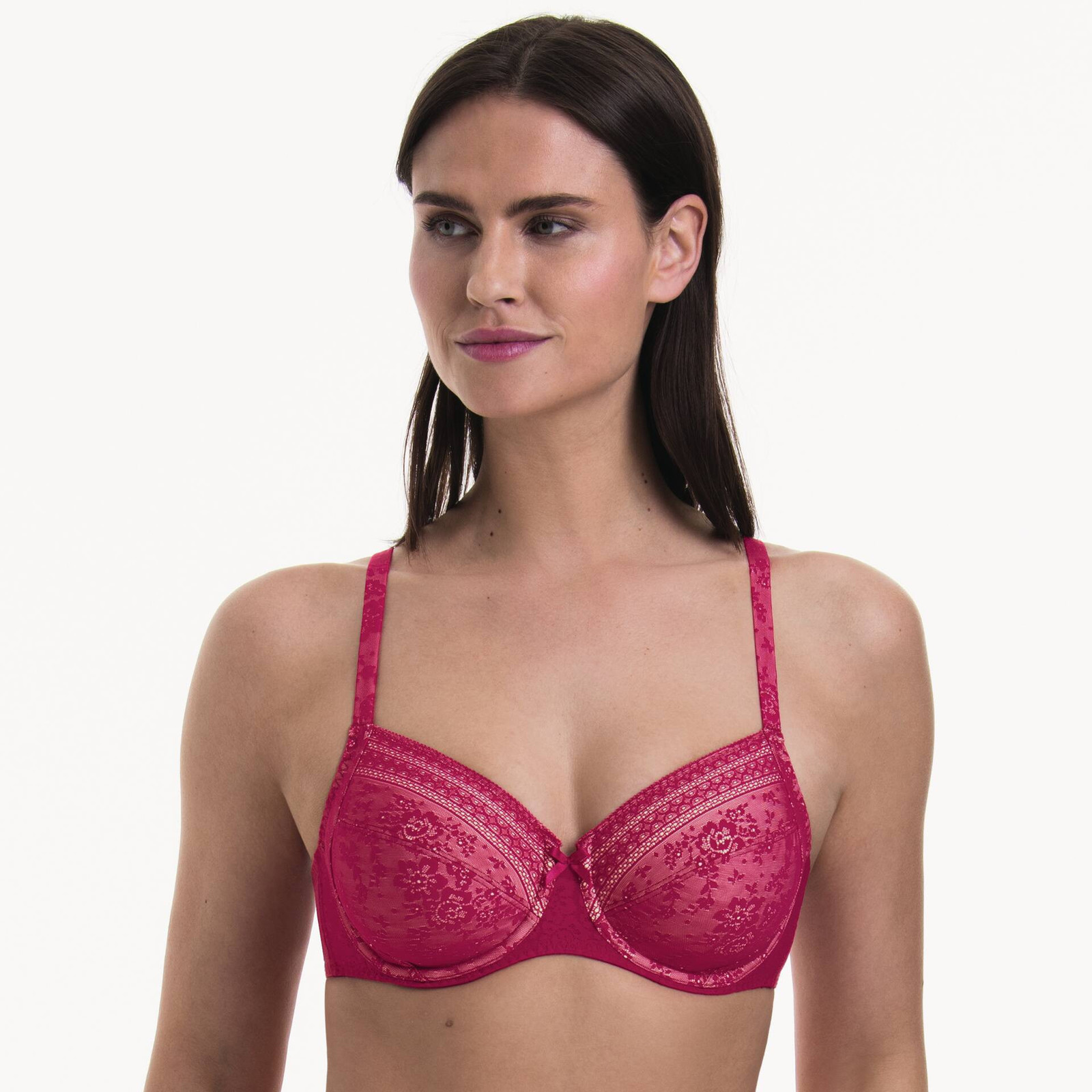 Podprsenka s kosticami Fleur 5653 cherry red - RosaFaia 114 cherry red 70B