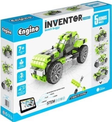 ENGINO - INVENTOR MECHANICS plážová bugina s 5 bonusovými modelmi