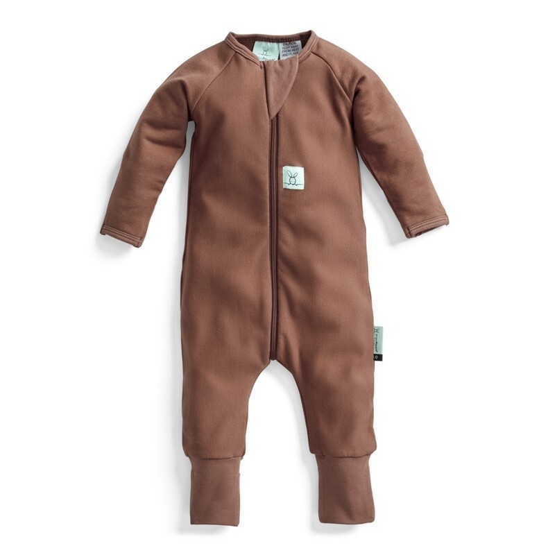 ERGOPOUCH - Overal na spaní organická bavlna Layers Cocoa 3-6 m, 6-8 kg, 1 tog