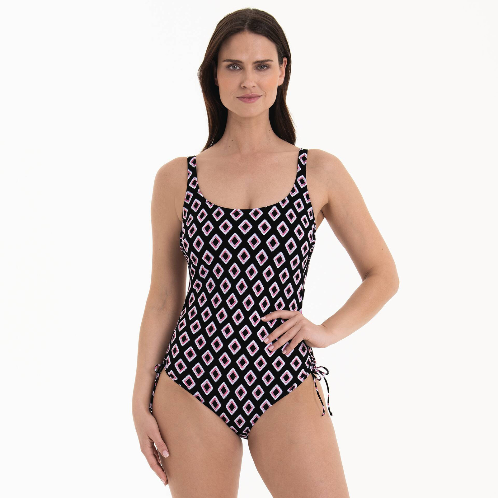 Jednodielne plavky Style Jessy 7766 black - RosaFaia 001 černá 36C