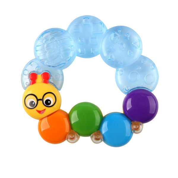 BRIGHT STARTS - Hryzačka plnená vodou Teether-pillar™ modrá 3m+