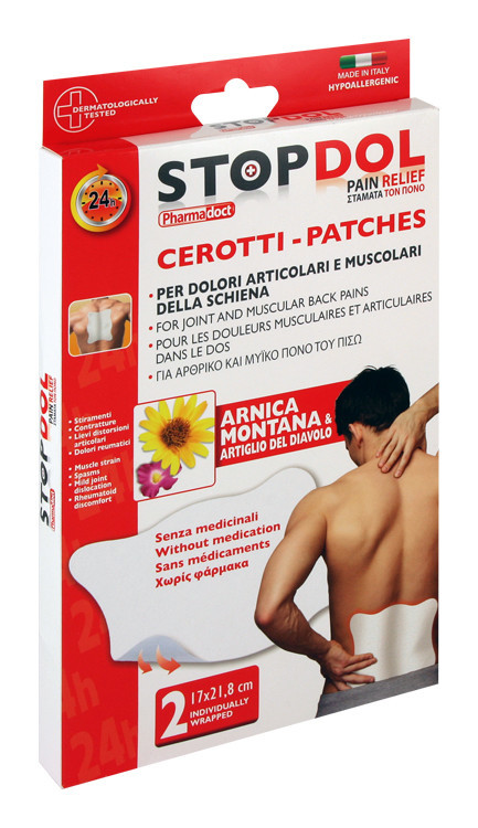 STOPDOL - Náplasť proti bolesti XXL 2ks 17x21,8cm