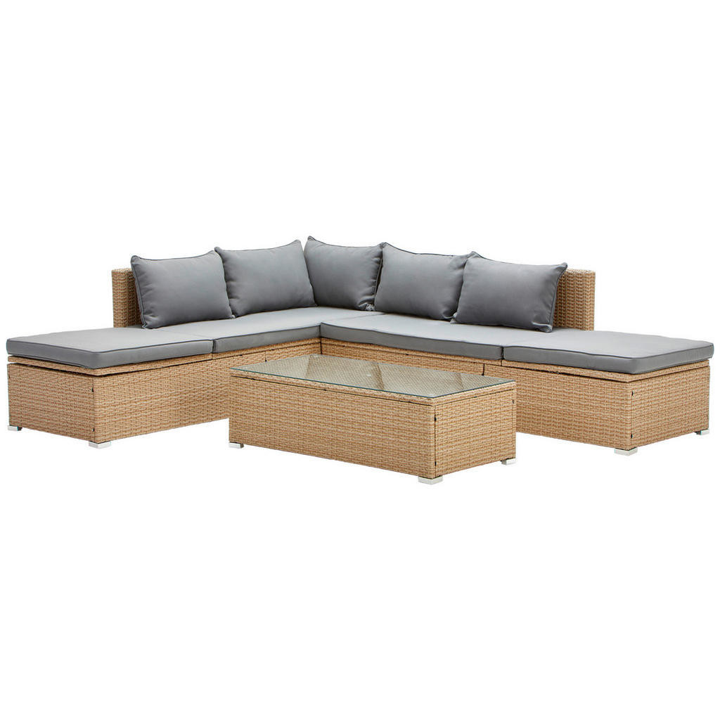 Ambia Garden TERASOVÁ SEDACIA SÚPRAVA, kov, plast, sklo, textil