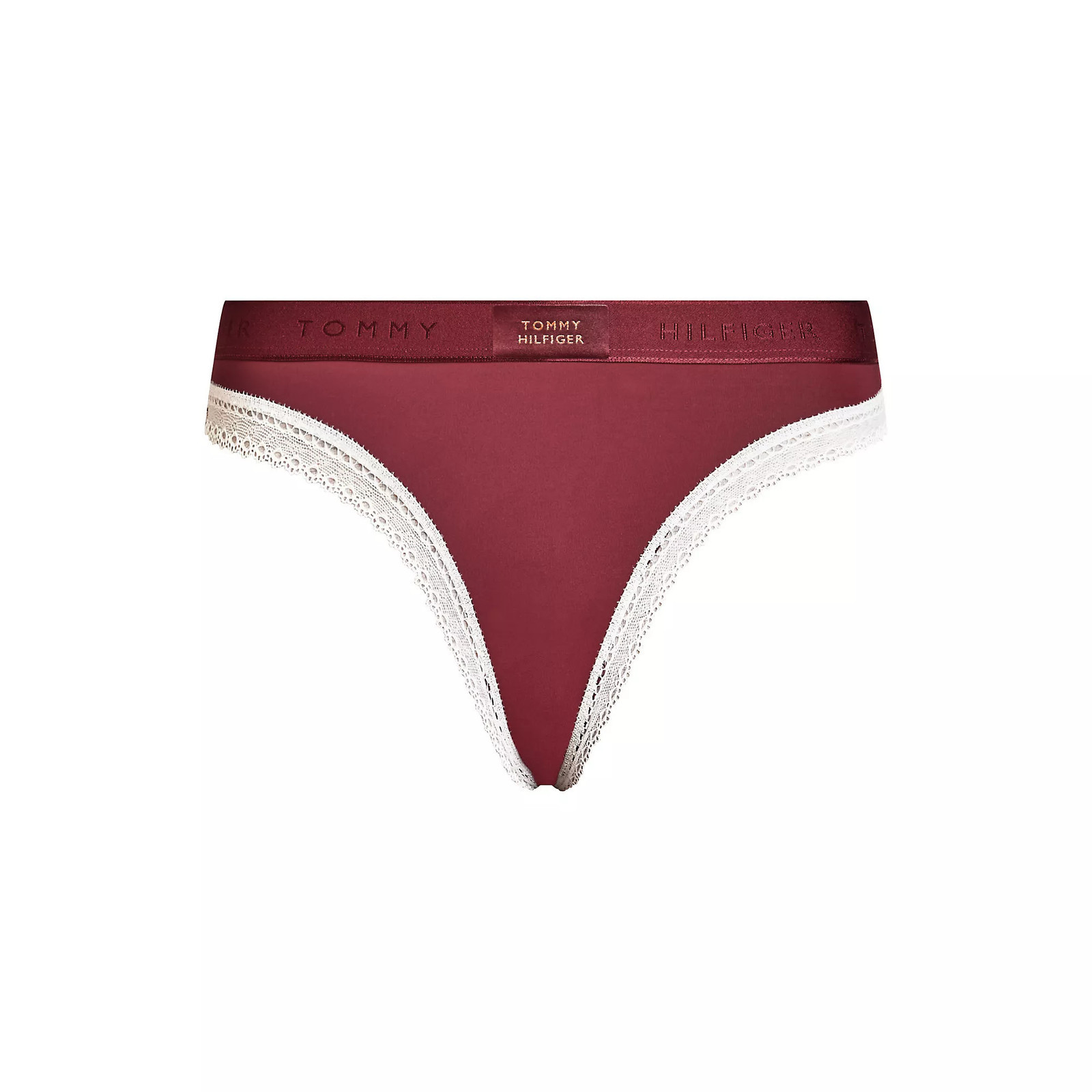Dámske bikini nohavičky UW0UW04813 VLP bordová - Tommy Hilfiger M